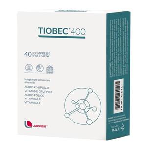  - TIOBEC 400 40 COMPRESSE FAST-SLOW DA 1,28 G