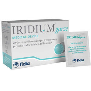 Iridium - Garza oculare medicata in tessuto non tessuto 20 pezzi