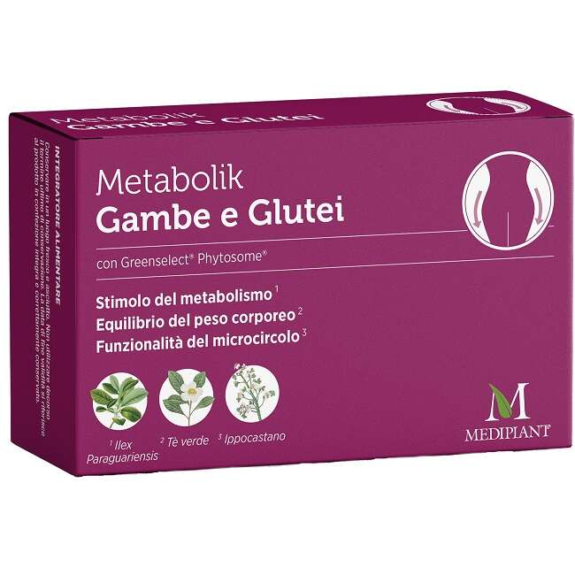 Mediplantmetabolikgambe e glutei - Torna in forma metabolik gambe e glutei 30 capsule