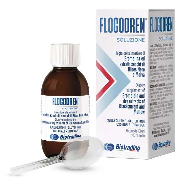 Flogodren soluzione - 100 ml senza glutine