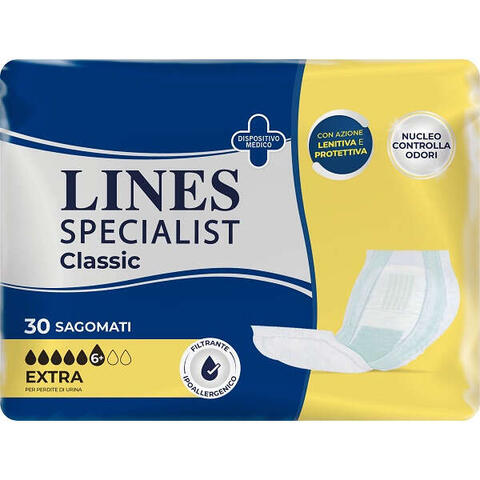 Lines - Pannolone  specialist classic sagomato extra 30 pezzi