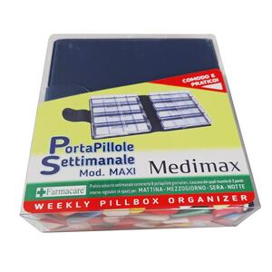 Medimax portapillole settimanale maxi - 