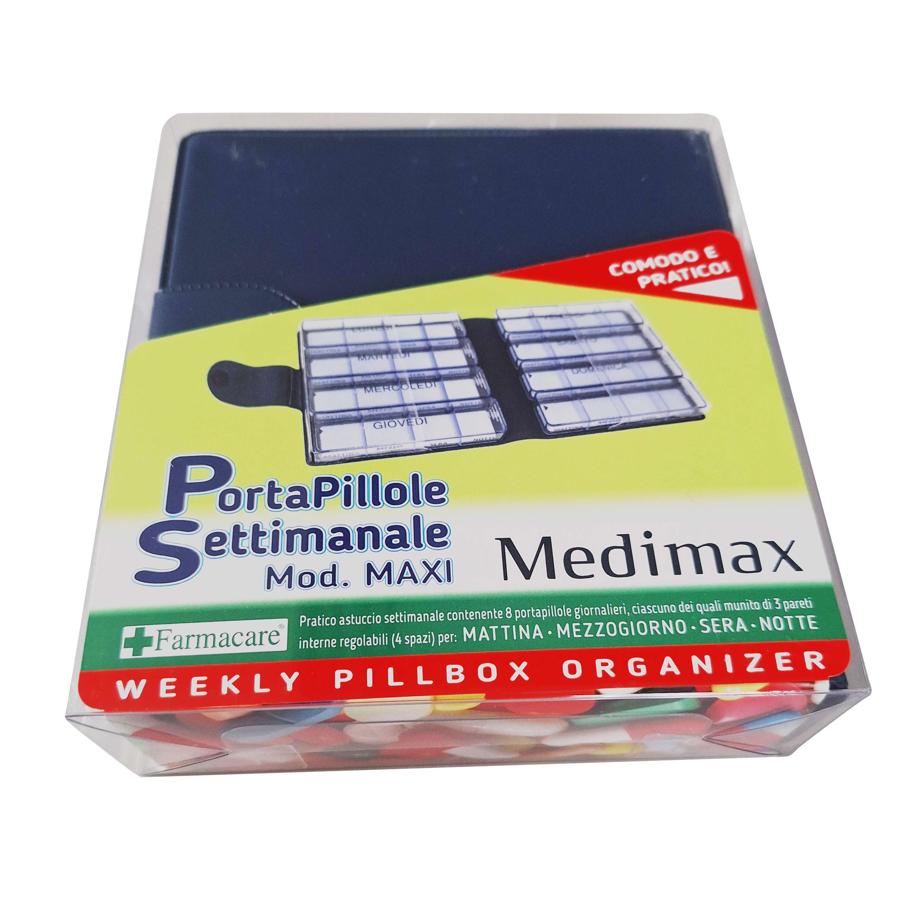 Medimax portapillole settimanale maxi - 