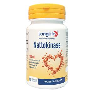 Longlife nattokinase - 100mg 60 compresse rivestite senza glutine