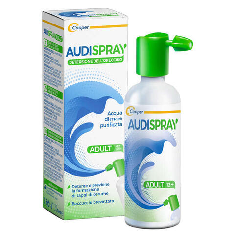 Audispray - Soluzione di acqua di mare ipertonica  adult igiene orecchio spray senza gas 50 ml