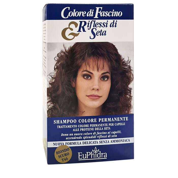 Euphidra - Colore di fascino & riflessi di seta shampoo colore permanente 46 biondo scuro 120 ml