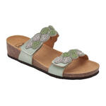 Scholl's - Calzatura abu dhabi microfibre+strass w aquamarine 35