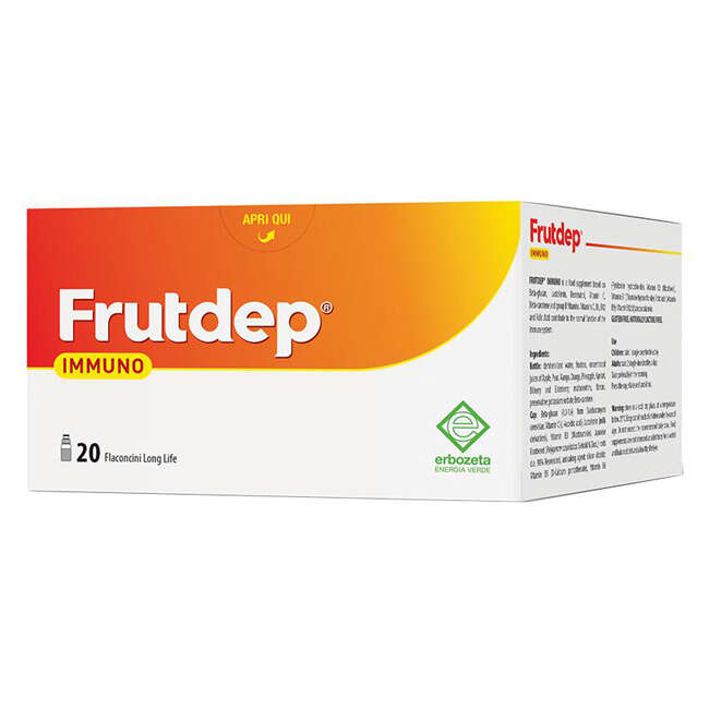Erbozeta - Frutdep immuno 20 flaconcini 10 ml