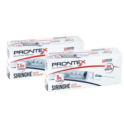 Prontex - Siringa  5 ml ago ind 10 pezzi