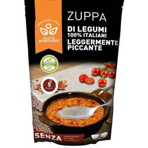 Zuppa leggermente piccante - Gusto benessere preparato  con pastina 70 g