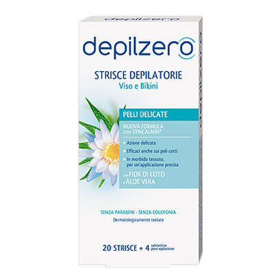 Depilzero - Strisce viso e bikini 20 pezzi