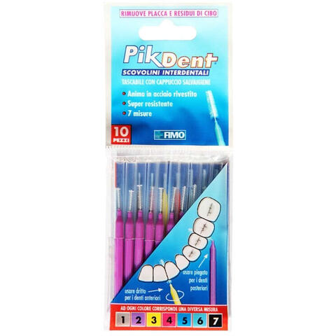 Fimo - Pikdent stuzzicolino 2 viola 10 pezzi