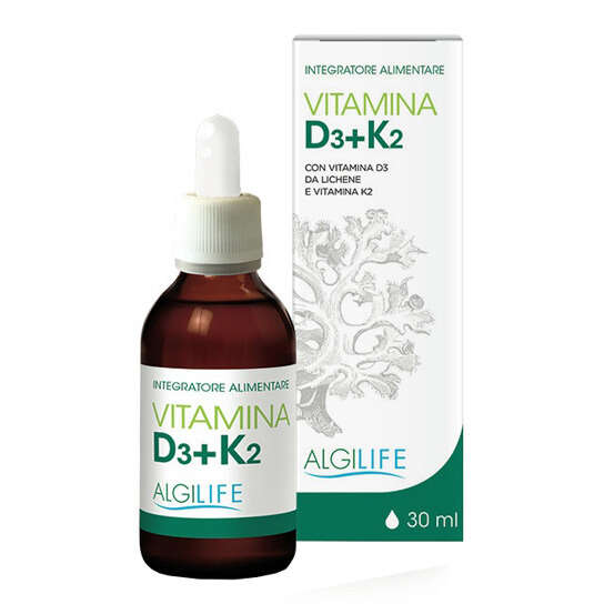 Algilife - Vitamina d3+k2 gocce 30 ml