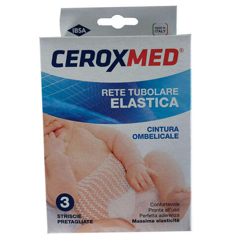 Ceroxmed - Rete tubolare cal 5,5 cintura ombelicale 45 cm 3 pezzi