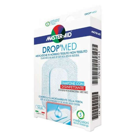 Master aid - Medicazione master-aid drop med 10 x 10 cm 5 pezzi