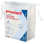 Presteril - Quadrotti cotone idrofilo  8x7,5 cm 50 pezzi