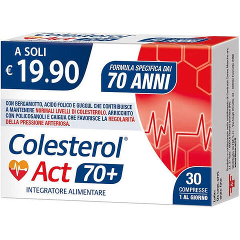 Colesterol act 70+ - 30 compresse