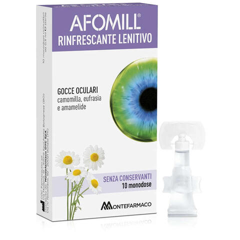 Afomill - Rinfrescante senza conservanti 10 fiale da 0,5 ml