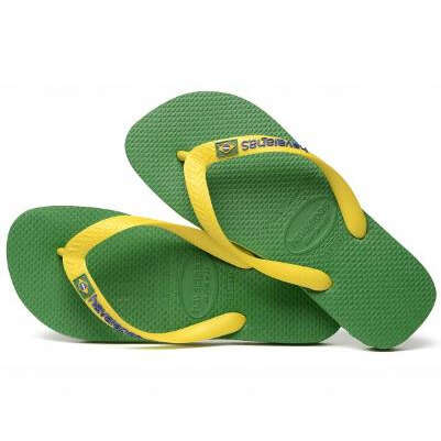 Havaianas brasil logo verde - Patria green 27/28
