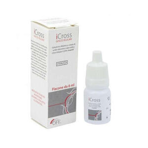 Off - Icross gocce oculari soluzione oftalmica acido ialuronico cross-linkato 0,2% 8 ml