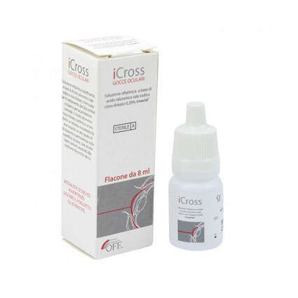 Off - Icross gocce oculari soluzione oftalmica acido ialuronico cross-linkato 0,2% 8 ml