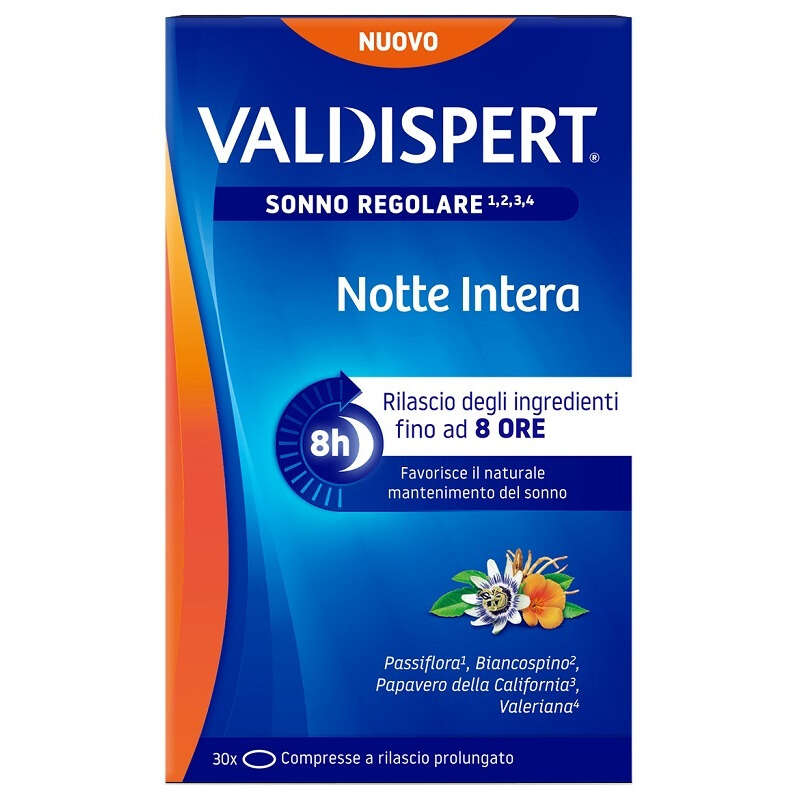 Sonno regolare notte intera - Valdispert notte intera 30 compresse