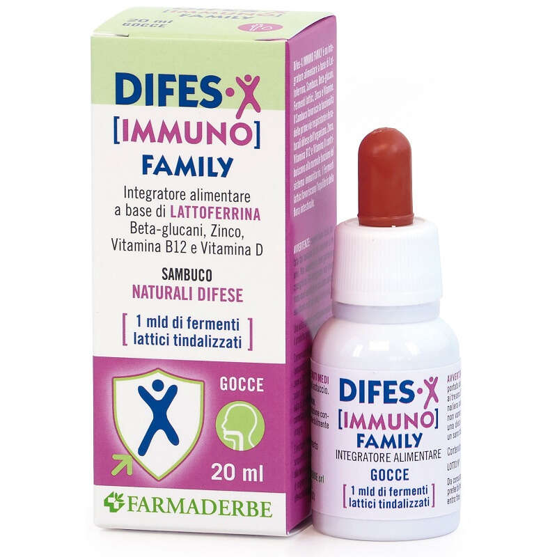 Farmaderbe - Difes-x immuno family gocce 20 ml