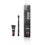 Curaprox - Black is white dentifrici sbiancanti 1 dentifricio da 10ml + 1 spazzolino