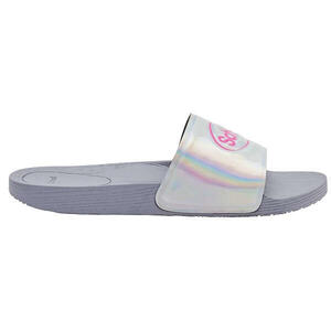 Wow slides silver - Calzatura scholl wow mirror synthetic woman silver tecnologia general comfort materiale sintetico a specchio fodera tomaia tessuto fodera sottopiede pvc 35 ss22