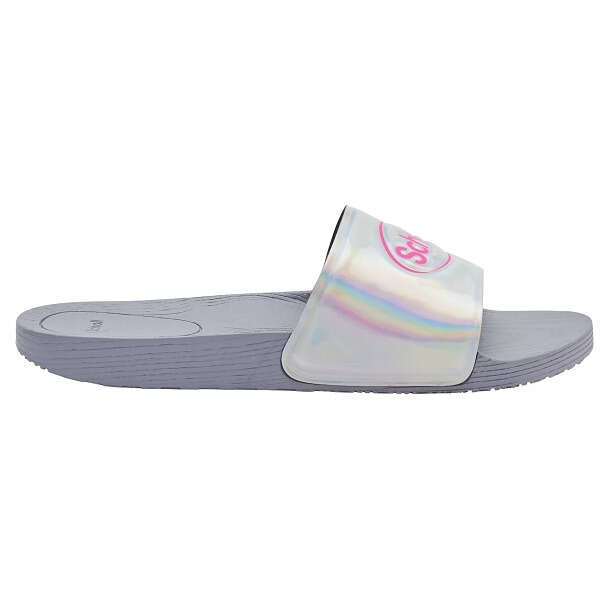 Wow slides silver - Calzatura scholl wow mirror synthetic woman silver tecnologia general comfort materiale sintetico a specchio fodera tomaia tessuto fodera sottopiede pvc 35 ss22