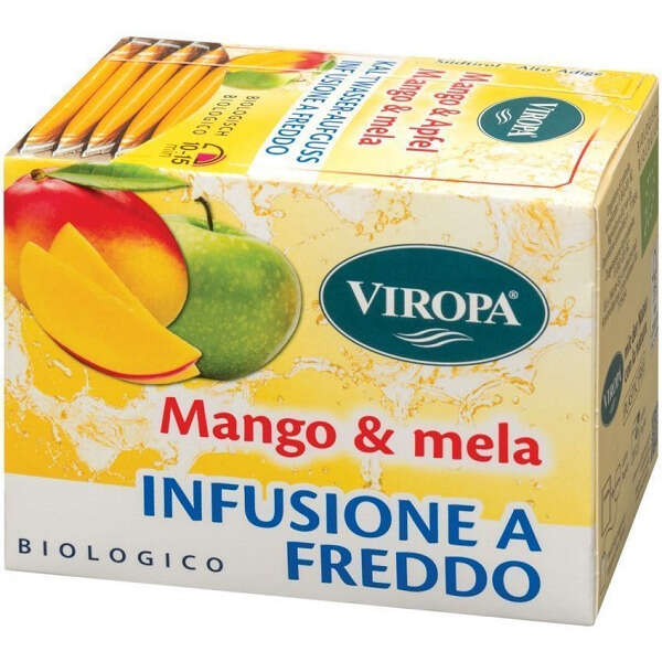 Viropa - Infuso a freddo mango & mela bio 15 filtri