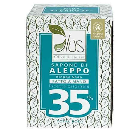 Alcea - Alus olive & laurel sapone di aleppo fatto a mano 35% 200 g