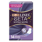 Sottile notte - Lines seta  con ali 14 pezzi