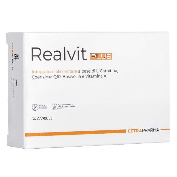 Cetra pharma - Realvit plus 30 capsule da 480 mg