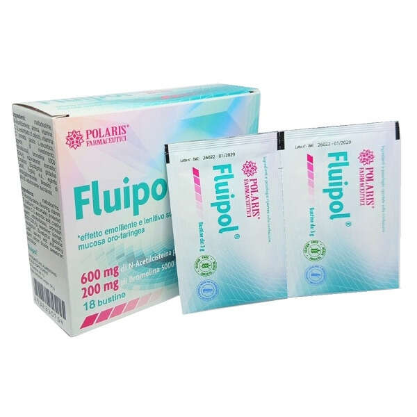 Polaris - Fluipol 18 bustine da 3 g senza glutine naturalmente privo di lattosio