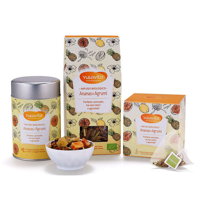 Hp italia - Ricarica infuso ananas e agrumi bio 100 g 100 g