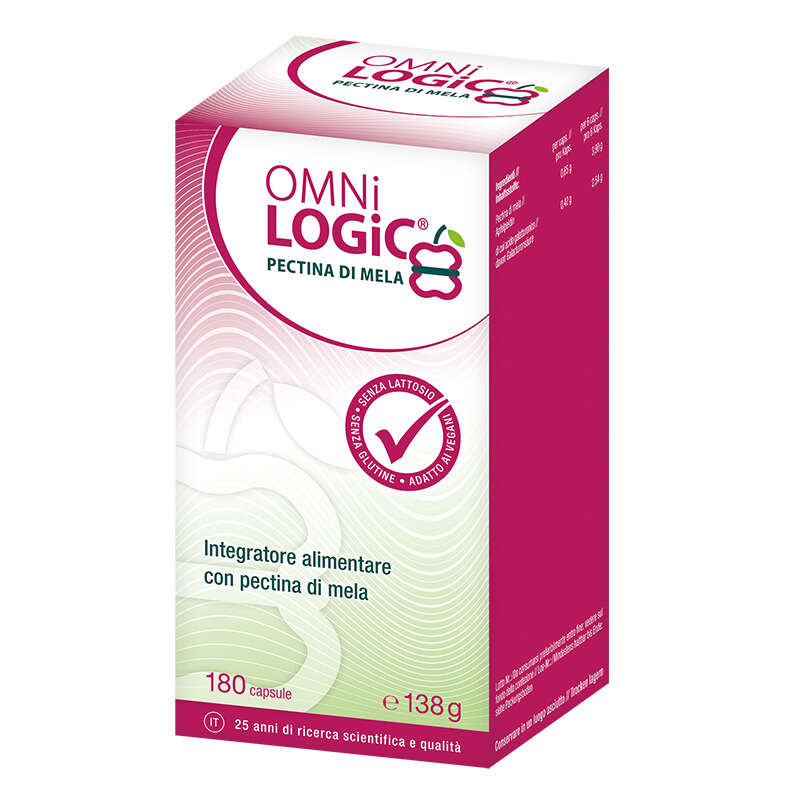 Pectina di mela - Omni logic pectina mela 180 capsule