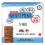 Enervit - Nientemeno bar cioccolato al latte nocciole 3 x 33 g