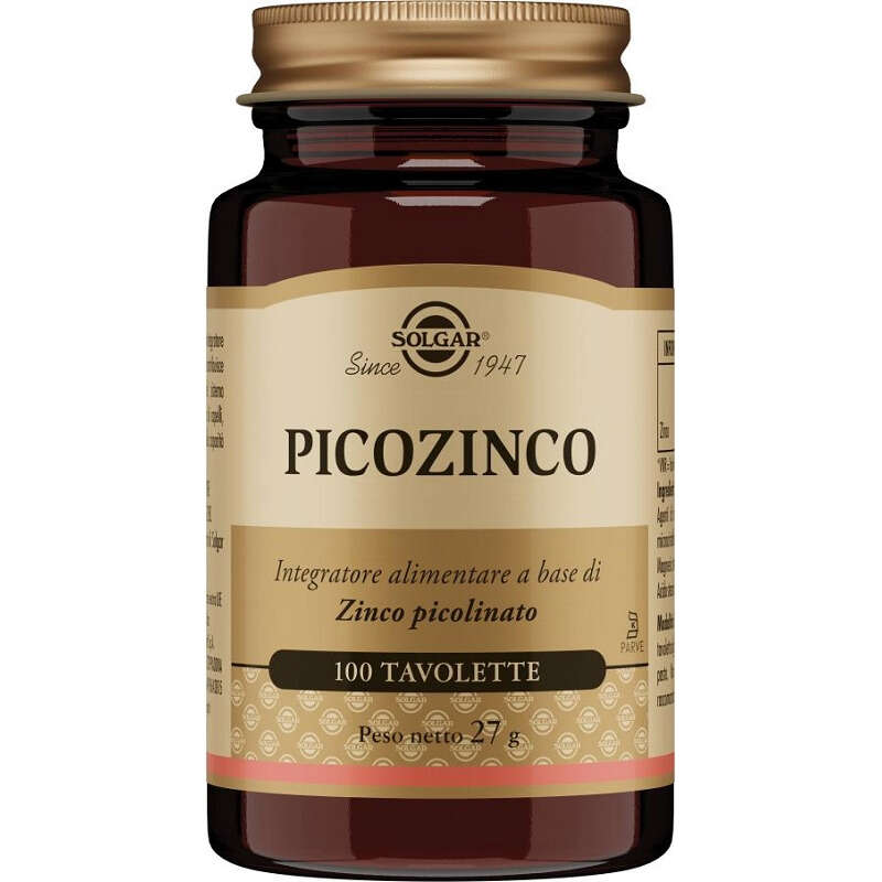 Solgar - Picozinco 100 tavolette