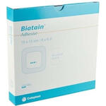 Biatain adhesive - Medicazione biatain in schiuma di poliuretano assorbente con bordo adesivo 15x15cm 5 pezzi