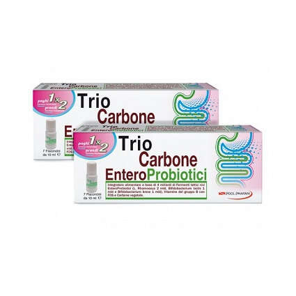Triocarbone - Enteroprobiotici 7 flaconcini x 10 ml