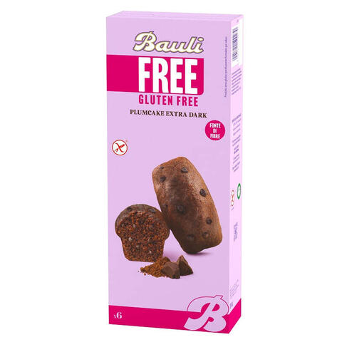 Bauli - Free plumcake extra dark 6 pezzi da 35 g