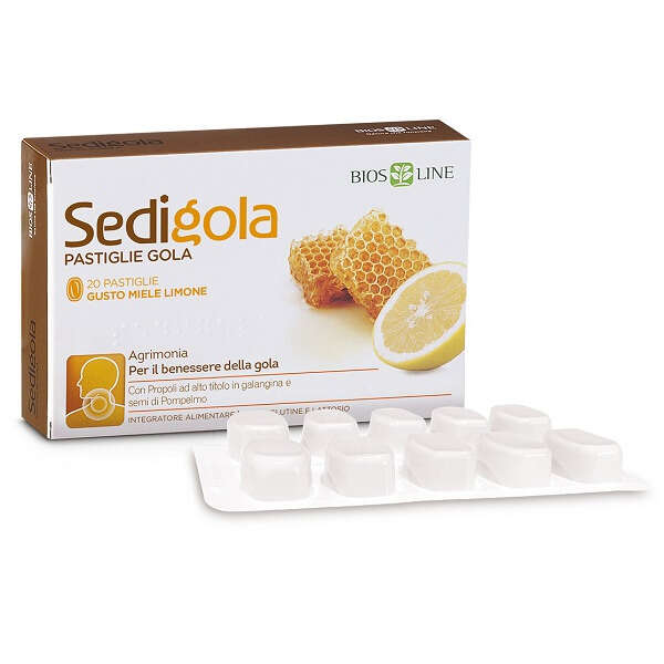 Sedigola - Apix  miele limone 20 pastiglie