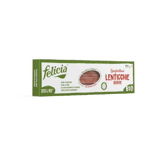 Felicia - Spaghettoni lenticchie rosse 250 g