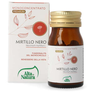 Alta natura - Mirtillo nero  60 compresse 450mg terranata