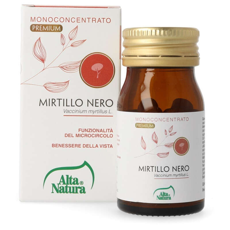 Alta natura - Mirtillo nero  60 compresse 450mg terranata