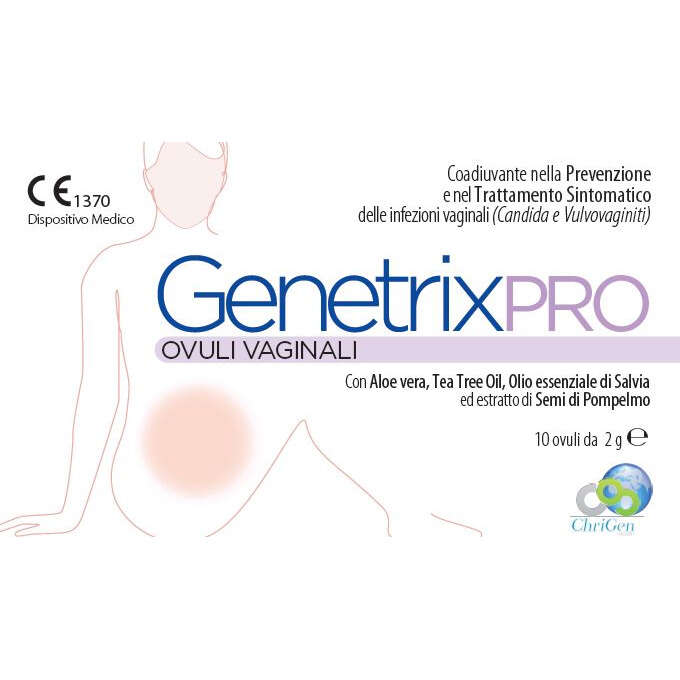 Genetrix pro - 10 ovuli vaginali 2 g