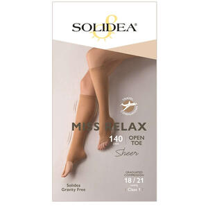 Solidea - Gambaletto miss relax 140 punta aperta nero 1s