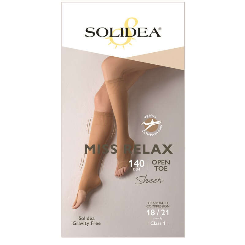 Solidea - Gambaletto miss relax 140 punta aperta nero 1s