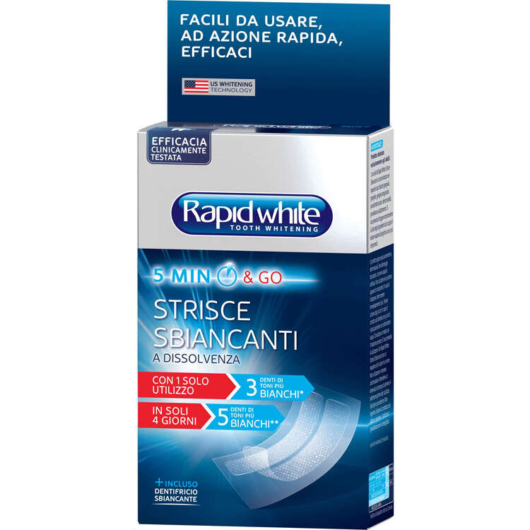 Rapid white - Kit strisce sbiancanti 8 pezzi